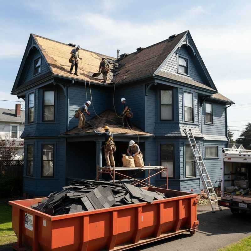 Damaged Roof Replacement in Manchester, NH