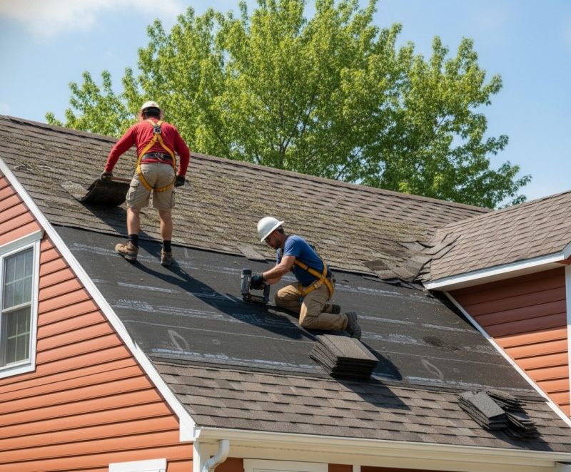 Damaged Roof Replacement in Fredericksburg, VA